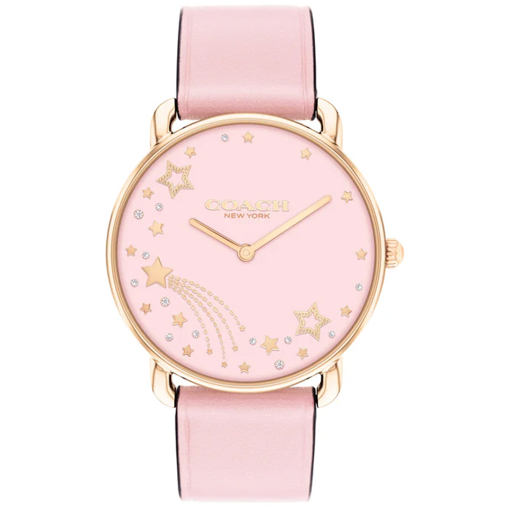 Coach Elliot Pink Leather Strap Ladies Watch 14504379 – Watch it