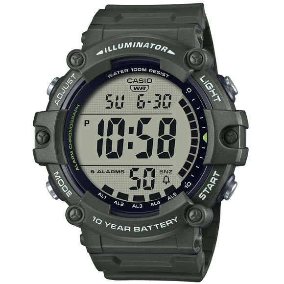 Casio Illuminator Extra Long Strap Watch AE-1500WHX-3AVDF - Watch it! Pte Ltd