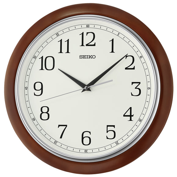 Seiko Wooden Case Decorative Wall Clock QXA813 - Watch it! Pte Ltd