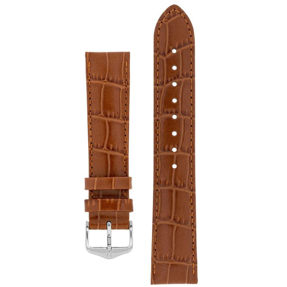 Hirsch LOUISIANALOOK Alligator Embossed Leather Watch Strap - Watch it! Pte Ltd