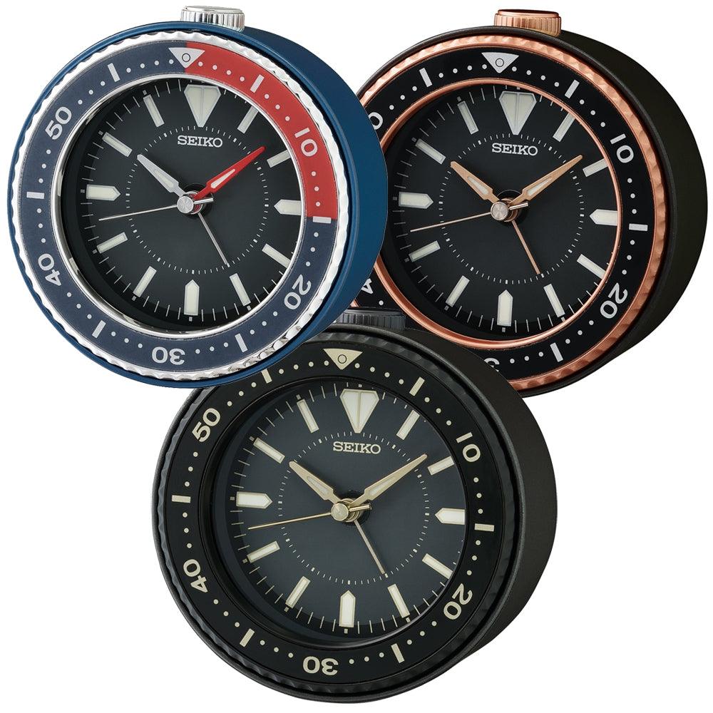 Seiko Dive Design Bedside Alarm Clock QHE184 – Watch it! Pte Ltd