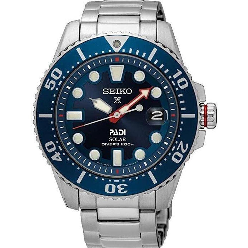 Seiko Men Prospex Padi Solar Watch SNE549P1 – Watch it! Pte Ltd