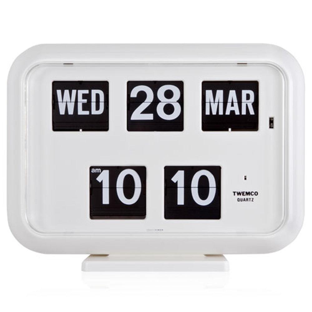 TWEMCO QD-35 掛時計 ホワイト Twemco QD-35 Flip Clock White – Watch it! Pte Ltd