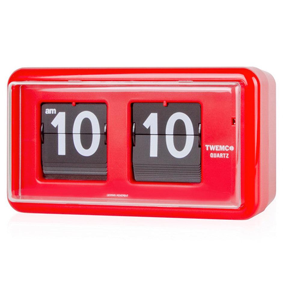 Twemco QT-30 Flip Clock Red – Watch it! Pte Ltd