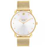 Coach Elliot Gold Mesh Bracelet Ladies Watch 14504208