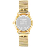 Coach Elliot Gold-tone Mesh Bracelet Ladies Watch 14504223