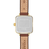 Coach Cass Brown Saddle Leather Strap Ladies Watch 14504231