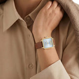 Coach Cass Brown Saddle Leather Strap Ladies Watch 14504231