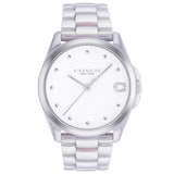 Coach Greyson White Ceramic Bracelet Ladies Watch 14504390