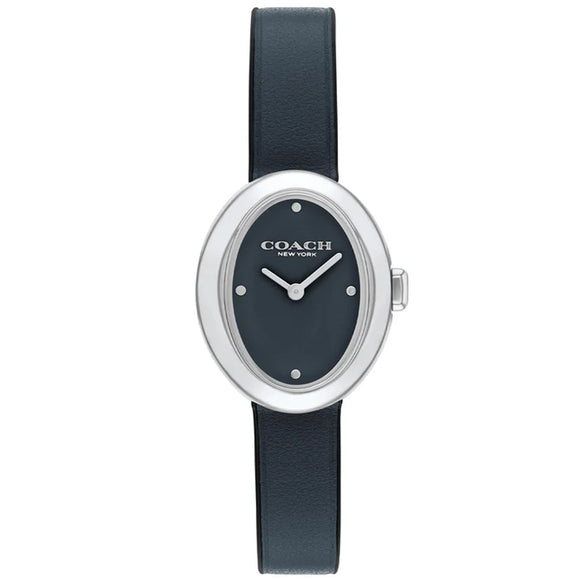 Coach Sammy Navy Leather Strap Ladies Watch 14504424