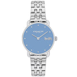 Coach Elliot Silver Tone Watch with Light Blue Dial 14504447