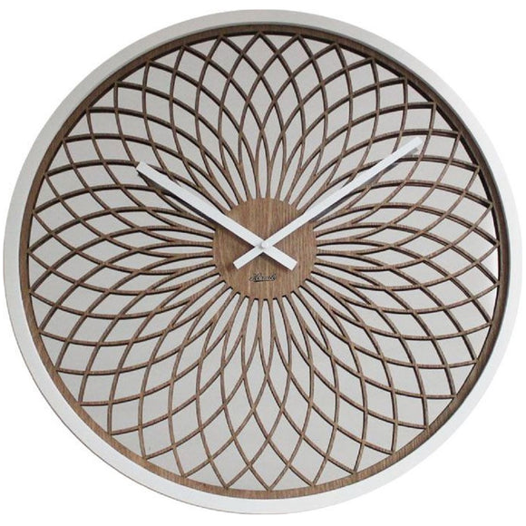 Hermle 3D Open Face Wooden Decorative Large Wall Clock 30100-002100 - Watch it! Pte Ltd
