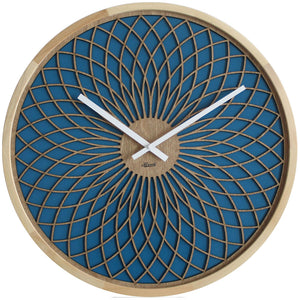 Hermle 3D Open Face Wooden Decorative Large Wall Clock 30101-002100 - Watch it! Pte Ltd