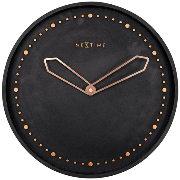 NEXTIME CROSS Polyresin Open Face Wall Clock 3197ZW