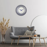 NEXTIME DEEP 50 Large Domed Glass Wall Clock 3315BL