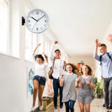 NEXTIME Double small double sided Wall Clock 3334AR