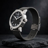 Elysee Daphnis Mechanical Leather/Mesh Men Watch 71001 - Watch it! Pte Ltd