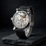 Elysee Daphnis Mechanical Leather/Mesh Men Watch 71001 - Watch it! Pte Ltd