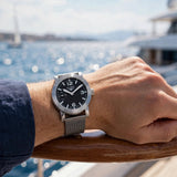 Elysee Daphnis Mechanical Leather/Mesh Men Watch 71001 - Watch it! Pte Ltd