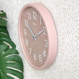 Rhythm Classic Pink Wall Clock 8MGA44AZ13