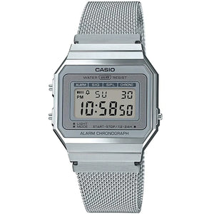 Casio Vintage Digital Mesh Strap Watch A700WM-7ADF