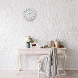 Seiko Emblem White Wooden Wall Clock AHS524W