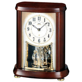 Seiko Emblem Alter Wood Mantel Clock AHW566B