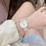 Anne Klein White Ceramic Bracelet Ladies Watch AK/1019WTWT - Watch it! Pte Ltd
