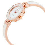 Anne Klein Genuine Diamond Dial Bangle Ladies Watch AK-1980WTRG