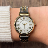 Anne Klein Silver Dial Two Tone Bracelet Ladies Watch AK/2159SVTT