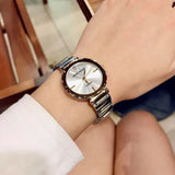 Anne Klein Diamond Dial Bracelet Watch AK/2435SVTT