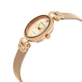 Anne Klein Rose Gold Tone Mesh Strap Ladies Watch AK/3002RGRG - Watch it! Pte Ltd