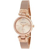 Anne Klein Rose Gold Tone Mesh Strap Ladies Watch AK/3002RGRG - Watch it! Pte Ltd