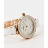 Anne Klein Genuine Diamond Dial Bangle Ladies Watch with Bracelet Set AK/3620WTST