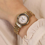 Anne Klein Gold Tone See Through back Ladies Watch AK/3692MPGB