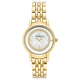 Anne Klein Gold Tone See Through back Ladies Watch AK/3692MPGB