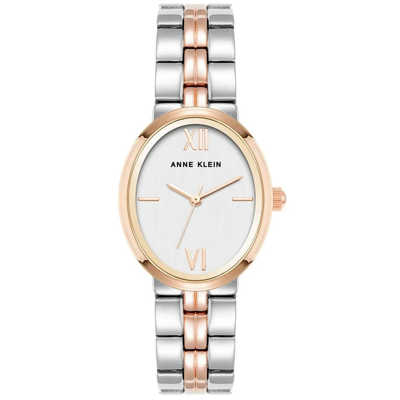 Anne Klein Oval Shape Two-tone Ladies Watch AK/5021SVRT