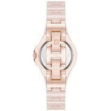Anne Klein Pink Ceramic Bracelet Ladies Watch AK/5112RGBH