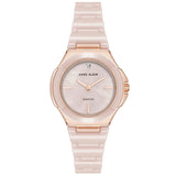 Anne Klein Pink Ceramic Bracelet Ladies Watch AK/5112RGBH