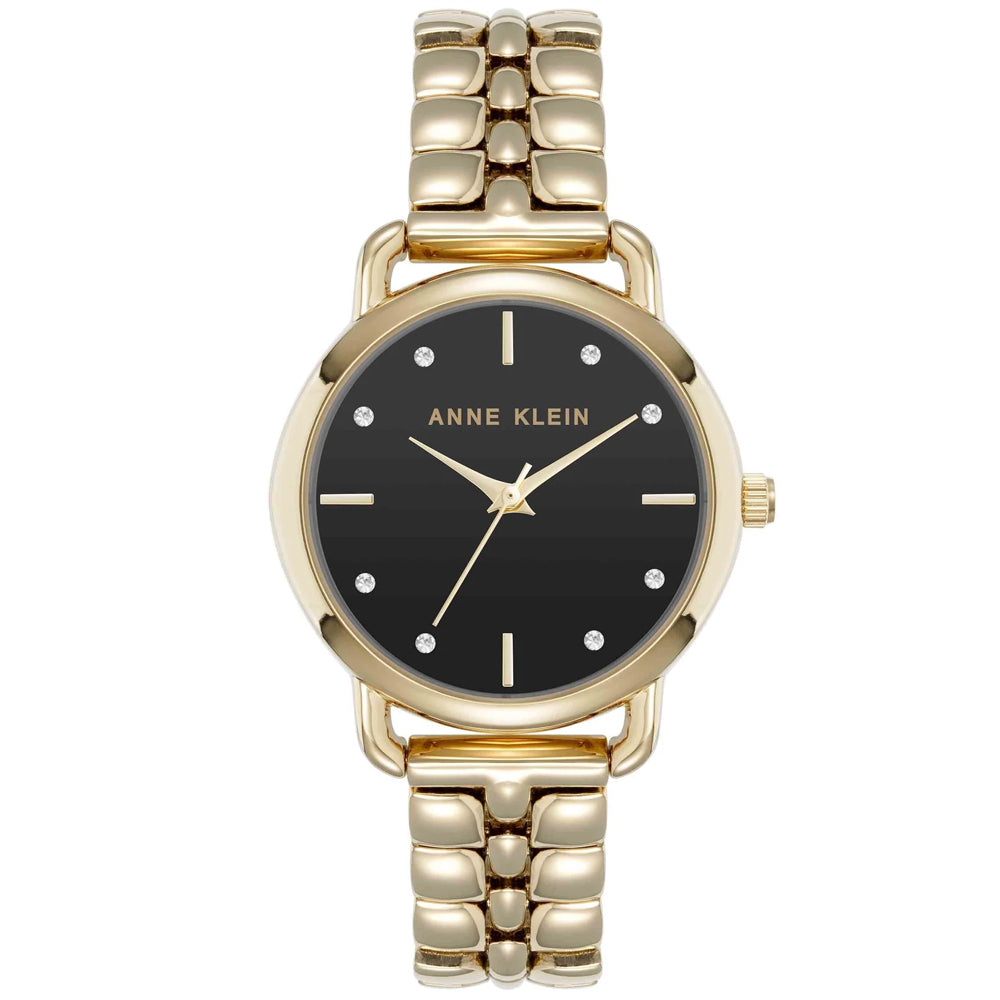 Anne Klein Crystal Accented Dial Ladies Watch AK/5234BKGB – Watch it ...