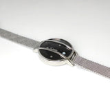 Misaki BERMUDA Ladies Pearl Black Dial Watch
