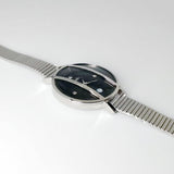 Misaki BERMUDA Ladies Pearl Black Dial Watch