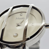 Misaki BERMUDA Ladies Pearl Cream Dial Mesh Strap Watch - Watch it! Pte Ltd