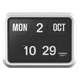 Twemco BQ-17 Flip Clock (White Case, Black Dial) - Watch it! Pte Ltd