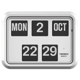 Twemco BQ-17 Flip Clock White (24 HOUR) - Watch it! Pte Ltd