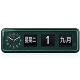 Twemco BQ-38 Flip Clock Green (Chinese) - Watch it! Pte Ltd