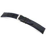 RIOS BRAZIL Embossed Crocodile Grain Leather Watch Straps