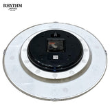 Rhythm White Marble Pattern Design Wall clock CMG400NR03 - Watch it! Pte Ltd
