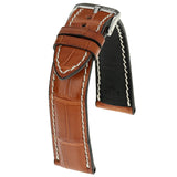 RIOS CONNOISSEUR Genuine Alligator Leather Watch Straps