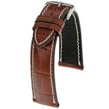 RIOS CONNOISSEUR Genuine Alligator Leather Watch Straps